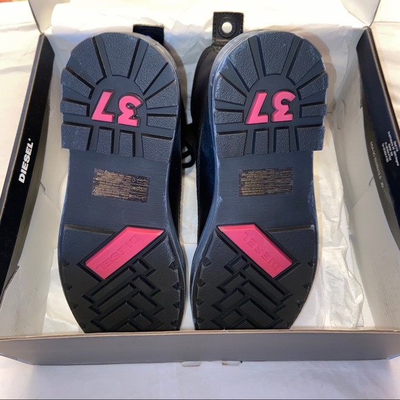 Rare Diesel leather Combat Boots - Picture 10 of 13